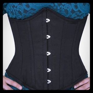 Orchard Corset Black Cotton 26”